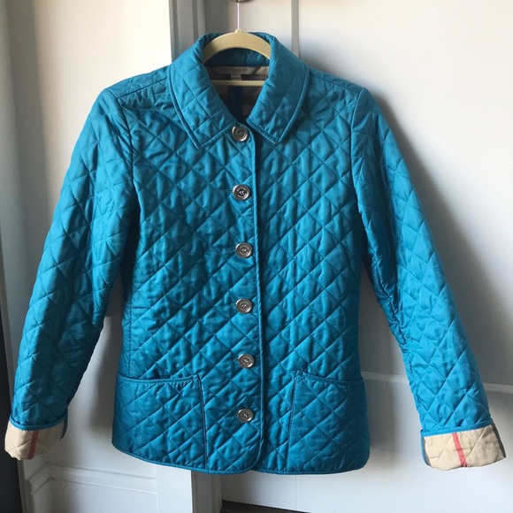 Burberry Jackets & Blazers - Burberry Quilted Jacket XS Blue